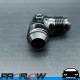 PROFLOW Male Union with 1/8" NPT Fitting Adaptor 90 Degree AN -8 (AN8) Black