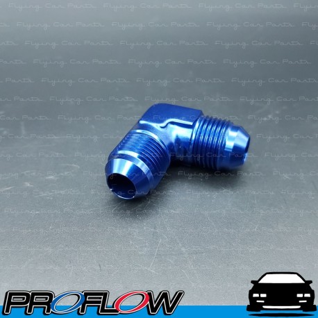 PROFLOW Male Union Fitting 90 Degree AN -8 (AN8) Blue