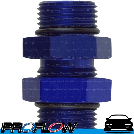 PROFLOW Male To Male AN O-Ring Union AN -6 (AN6) Blue