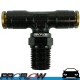 PROFLOW Nylon 1/4" NPT To 1/4"Quick Release Tee Black