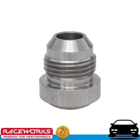 RACEWORKS AN8 8AN Stainless Steel Weld On Fitting Fuel Oil E85 Diesel