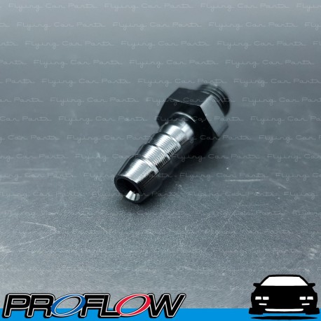 PROFLOW Male AN -4 (AN4) ORB O-Ring Port To 3/8" Barb Adaptor Fitting Black