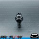 PROFLOW Male AN -4 (AN4) ORB O-Ring Port To 3/8" Barb Adaptor Fitting Black