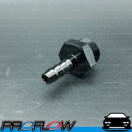 PROFLOW Male AN -8 (AN8) ORB O-Ring Port To 5/16" Barb Adaptor Fitting Black