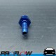 PROFLOW Male AN -4 (AN4) ORB O-Ring Port To 5/16" Barb Adaptor Fitting Blue