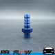 PROFLOW Male AN -4 (AN4) ORB O-Ring Port To 3/8" Barb Adaptor Fitting Blue