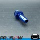 PROFLOW Male AN -6 (AN6) ORB O-Ring Port To 3/8" Barb Adaptor Fitting Blue