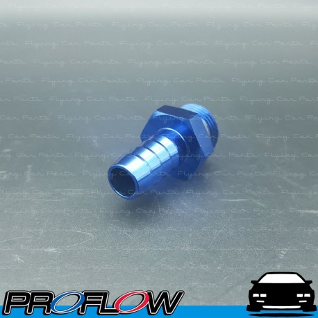 PROFLOW Male AN -8 (AN8) ORB O-Ring Port To 1/2" Barb Adaptor Fitting Blue