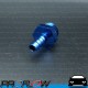 PROFLOW Male AN -10 (AN10) ORB O-Ring Port To 3/8" Barb Adaptor Fitting Blue