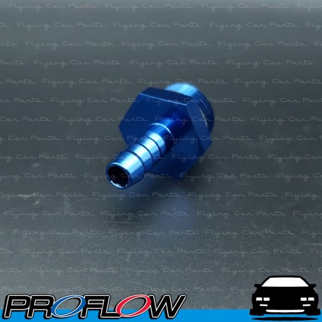 PROFLOW Male AN -10 (AN10) ORB O-Ring Port To 3/8" Barb Adaptor Fitting Blue