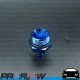 PROFLOW Male AN -10 (AN10) ORB O-Ring Port To 3/8" Barb Adaptor Fitting Blue