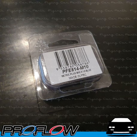 PROFLOW Port Blanking Plug Block Off Metric Blue M10x1.0