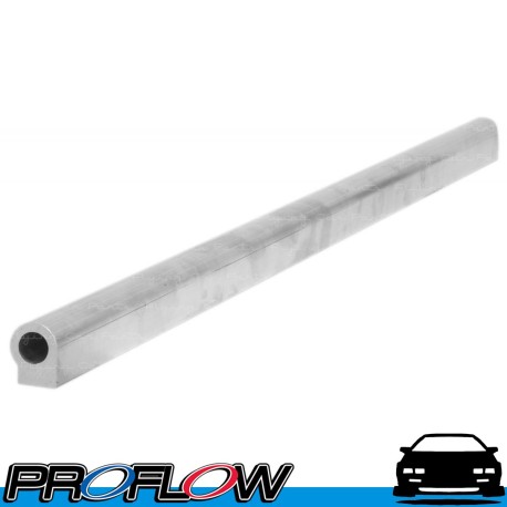 PROFLOW Aluminium Fuel Rail Extrusion Large Bore Flow Series 3 1 x Metre