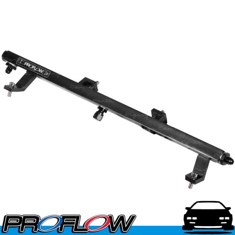 PROFLOW Ford Falcon BA BF Barra 6 Cylinder Fuel Rail Kit XR6 Turbo Black