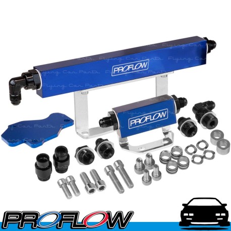 PROFLOW Mazda Rotary Series 6 Fuel Rail Kit Flow 2 Blue