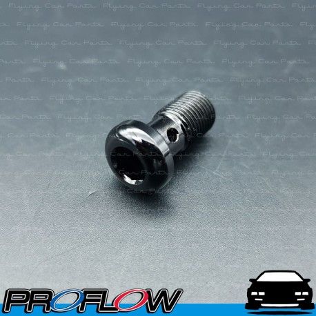 PROFLOW Steel Black Allen Head Banjo Bolt M10x1.0 20mm Long