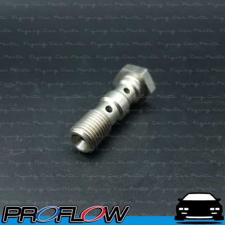 PROFLOW Stainless Steel Double Banjo Bolt Bolt 3/8" x 24 30mm Long