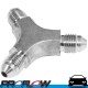 PROFLOW Stainless Steel 3 Way Fitting Male AN -4 (AN4)