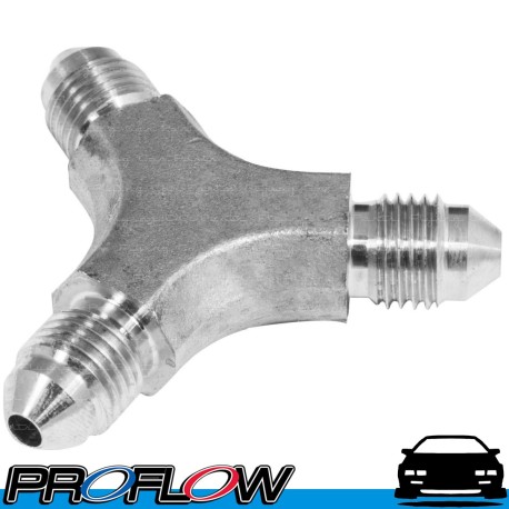 PROFLOW Stainless Steel 3 Way Fitting Male AN -4 (AN4)