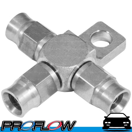 PROFLOW Stainless Steel Hose Tee Block AN -3 (AN3)