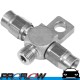 PROFLOW Stainless Steel Tee Block 1/8" BSP To 2 x AN -3 (3AN) Hose