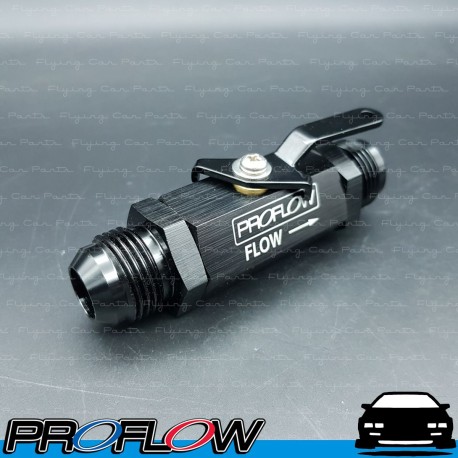 PROFLOW Flow Control Shut Off Valve AN -12 (12AN) Black