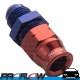 PROFLOW 3/8" Tube To Male AN -6 (AN6) Fitting Adapter Blue/Red