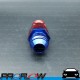 PROFLOW 1/2" Tube To Male AN -8 (AN8) Fitting Adapter Blue/Red