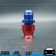 PROFLOW 1/2" Tube To Male AN -8 (AN8) Fitting Adapter Blue/Red