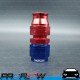 PROFLOW 1/2" Tube To Female AN -8 (AN8) Fitting Adapter Blue/Red