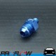 PROFLOW Male 1/4" NPT To AN -8 (AN8) Fitting Adapter With 1/8" NPT Port Blue