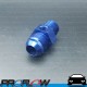 PROFLOW Male 1/2" NPT To AN -10 (AN10) Fitting Adapter With 1/8" NPT Port Blue