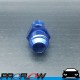 PROFLOW Male 1/2" NPT To AN -10 (AN10) Fitting Adapter With 1/8" NPT Port Blue