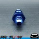 PROFLOW Straight AN -6 (AN6) Male To Female Fitting Adapter With 1/8" NPT Port Blue