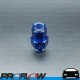 PROFLOW Straight AN -6 (AN6) Male To Female Fitting Adapter With 1/8" NPT Port Blue