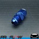 PROFLOW Straight AN -8 (AN8) Male To Female Fitting Adapter With 1/8" NPT Port Blue