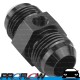 PROFLOW Straight AN -10 (AN10) Male To Male Fitting Adapter With 1/8" NPT Port Black