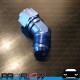 PROFLOW AN -12 (AN12) Male To Female 45 Degree Swivel Fitting Adapter Blue