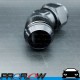 PROFLOW AN -16 (AN16) Male To Female 45 Degree Swivel Fitting Adapter Black