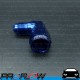 PROFLOW AN -6 (AN6) Male To Female 90 Degree Swivel Fitting Adapter Blue