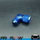 PROFLOW AN -8 (AN8) Male To Female 90 Degree Swivel Fitting Adapter Blue