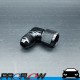 PROFLOW AN -8 (AN8) Male To Female 90 Degree Swivel Fitting Adapter Black