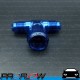 PROFLOW AN -6 (6AN) Female To Male Swivel Tee Fitting Adapter Blue