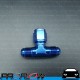 PROFLOW AN -6 (6AN) Female To Male Swivel Tee Fitting Adapter Blue