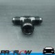 PROFLOW AN -6 (6AN) Female To Male Swivel Tee Fitting Adapter Black