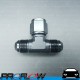 PROFLOW AN -8 (8AN) Female To Male Swivel Tee Fitting Adapter Black