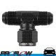 PROFLOW AN -10 (10AN) Female To Male Swivel Tee Fitting Adapter Black