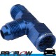 PROFLOW AN -3 (3AN) Female To Male Swivel Tee On Run Fitting Adapter Blue