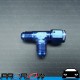 PROFLOW AN -6 (6AN) Female To Male Swivel Tee On Run Fitting Adapter Blue