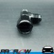 PROFLOW AN -8 (8AN) Female To Male Swivel Tee On Run Fitting Adapter Black